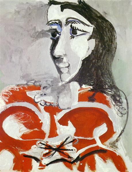 Pablo Picasso Oil Painting Bust Of Woman Buste De Femme 1965